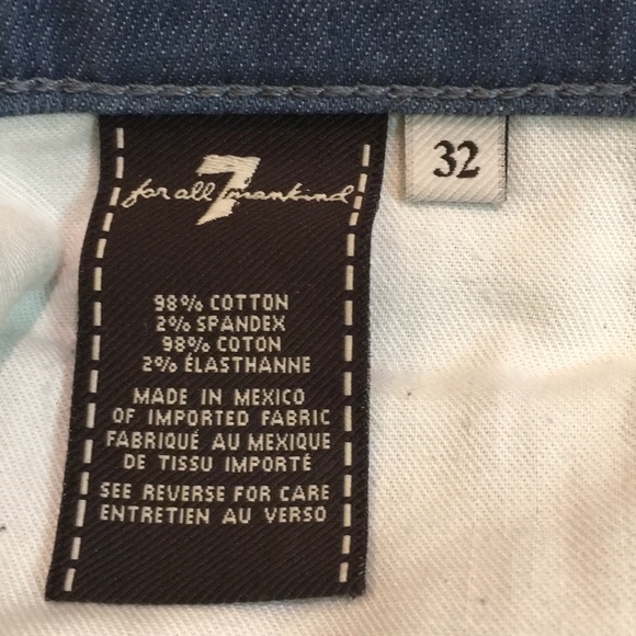 7 for all mankind jeans -men's 32R - Picture 3 of 8